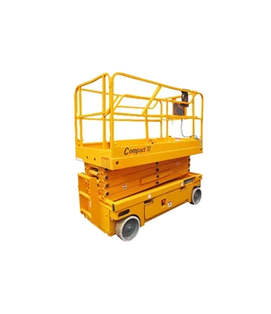 Haulotte Compact 12 — plataforma tijera eléctrica de 11,75 m de altura de trabajo